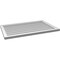 Ekena Millwork Vertical Surface Mount PVC Gable Vnt: Non-Functional, w/2"W x 1-1/2"H, Brickmould Frame, 38"W x 24"H GVPVE38X2402SN - alternate 4